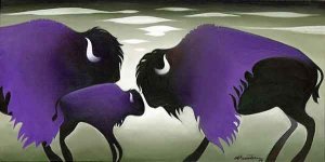 Purple Cloud Bisons